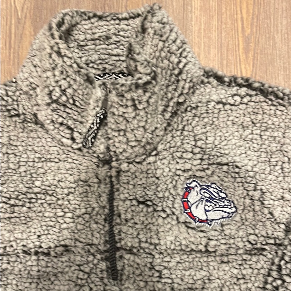 Gonzaga University Basketball Charcoal Sherpa Zip-Up Jacket